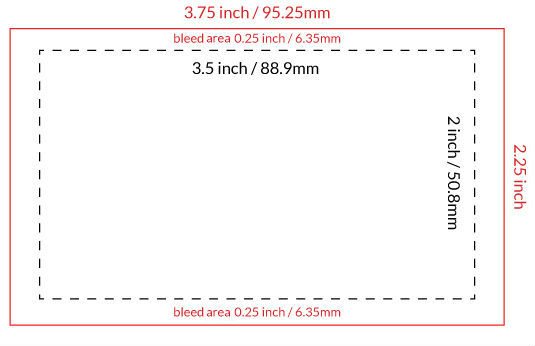 Business Card Template Dimensions