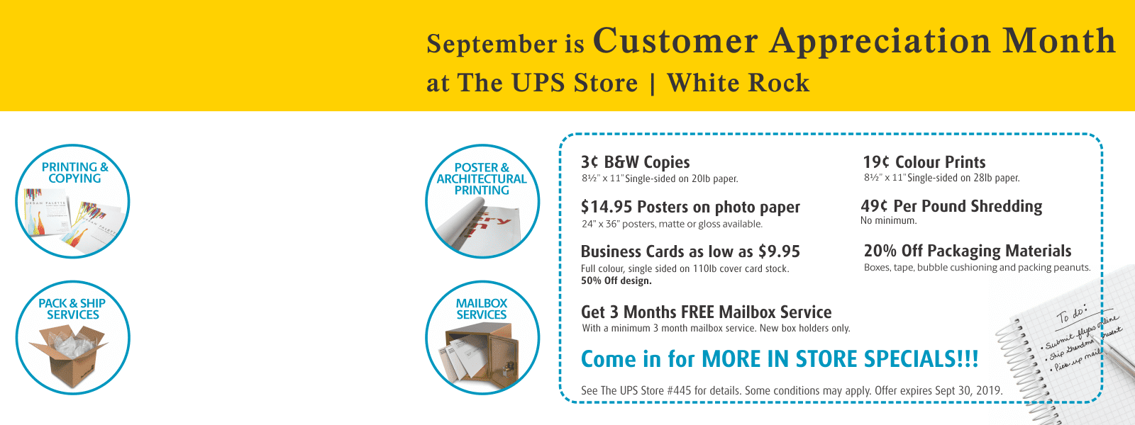 Small Business Solutions at 1301959 152nd St. The UPS Store White Rock