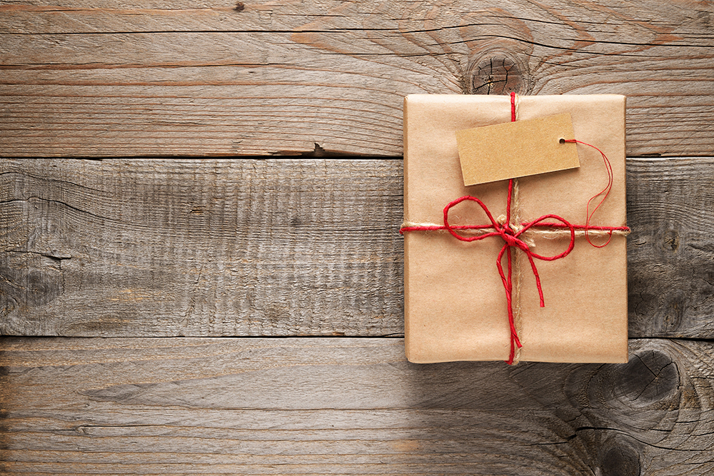 Gift Box with Red Bow