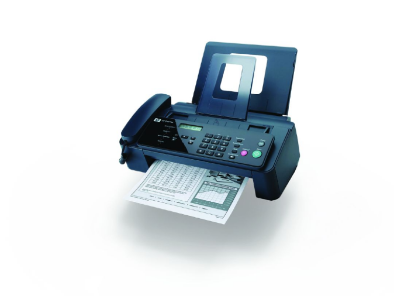 A fax machine