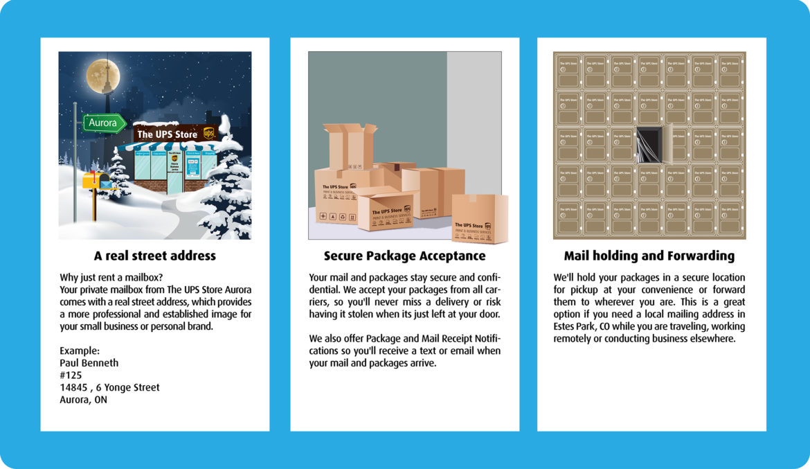 Mailbox Rental Service at Hunters Gate Plaza, 6 14845 Yonge St