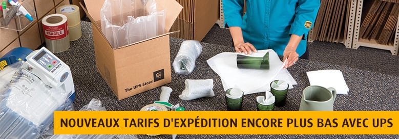 Services d’emballage et d’expédition